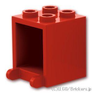 レゴ パーツ ばら売り #4345 コンテナ・ボックス 2 x 2 x 2：レッド | LEGOの部品｜brickers