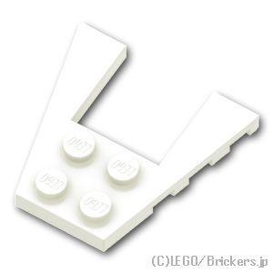 レゴ パーツ ばら売り #43719 ウェッジ プレート 4 x 4：ホワイト | LEGOの部品