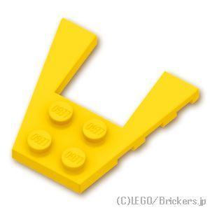 レゴ パーツ ばら売り #43719 ウェッジ プレート 4 x 4：イエロー | LEGOの部品