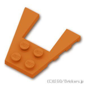 レゴ パーツ ばら売り #43719 ウェッジ プレート 4 x 4：ダークオレンジ | LEGOの...