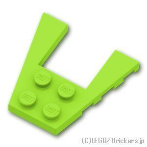 レゴ パーツ ばら売り #43719 ウェッジ プレート 4 x 4：ライム | LEGOの部品