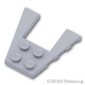 レゴ パーツ ばら売り #43719 ウェッジ プレート 4 x 4：グレー | LEGOの部品