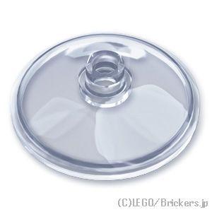 レゴ パーツ ばら売り #43898 ディッシュ 3 x 3 - 24mm：トランスクリアー | L...