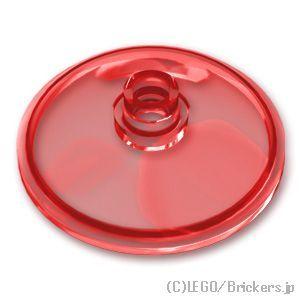 レゴ パーツ ばら売り #43898 ディッシュ 3 x 3 - 24mm：トランスレッド | LE...