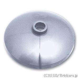 レゴ パーツ ばら売り #43898 ディッシュ 3 x 3 - 24mm：フラットシルバー | L...