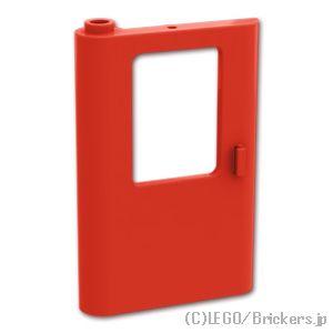 レゴ パーツ ばら売り #43967 トレイン ドア 1 x 4 x 5 左 - 強化：レッド | ...