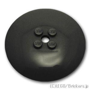 レゴ パーツ ばら売り #44375b ディッシュ 6 x 6：ブラック | LEGOの部品