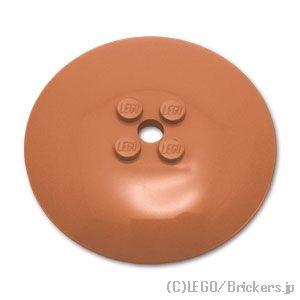 レゴ パーツ ばら売り #44375b ディッシュ 6 x 6：カッパー | LEGOの部品