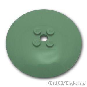 レゴ パーツ ばら売り #44375b ディッシュ 6 x 6：サンドグリーン | LEGOの部品
