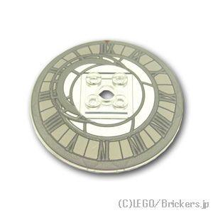 LEGO（レゴ） パーツ ばら売り #44375bpb11 ディッシュ 6 x 6 - 時計の