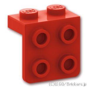 レゴ パーツ ばら売り #44728 ブラケット 1 x 2 - 2 x 2：レッド | LEGOの...
