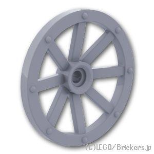 レゴ パーツ ばら売り #4489b ホイール 荷車 - 33mm / ピンホール：グレー | LE...