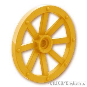 レゴ パーツ ばら売り #4489b ホイール 荷車 - 33mm / ピンホール：パールゴールド ...