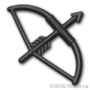 LEGO レゴ パーツ 武器 銃 ばら売り #4499 弓矢：ブラック | LEGOの 