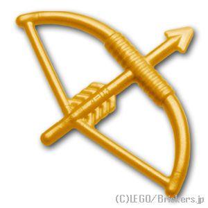 レゴ パーツ ばら売り #4499 弓矢：パールゴールド | LEGOの部品