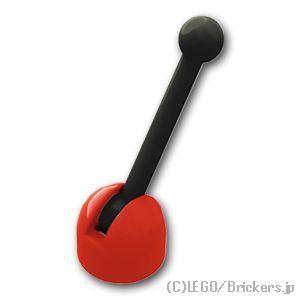 レゴ パーツ ばら売り #4592c02 レバー - ベース&amp;ブラックレバー (4592 / 459...