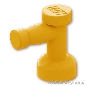 レゴ パーツ ばら売り #4599 蛇口 / タップ 1 x 1 ：パールゴールド | LEGOの部...