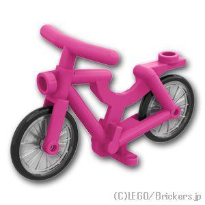 レゴ パーツ ばら売り #4719c02 自転車：マゼンタ | LEGOの部品｜brickers