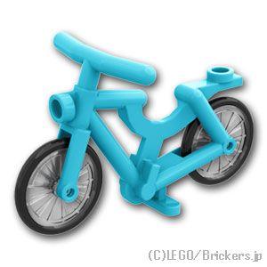レゴ パーツ ばら売り #4719c02 自転車(4719 / 92851pb01)：ミディアムアズ...