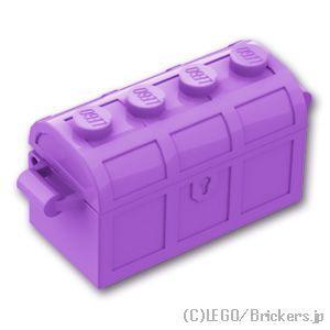 レゴ パーツ ばら売り #4738ac01 コンテナ 宝箱(4738 / 4739)：ミディアムラベ...