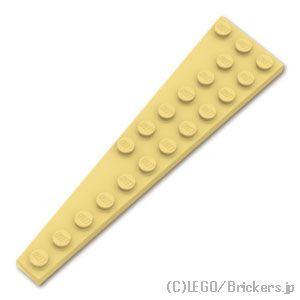レゴ パーツ ばら売り #47398 ウェッジ プレート 12 x 3 - 右：タン | LEGOの...