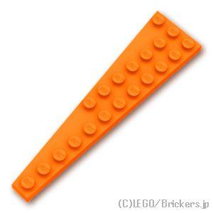 レゴ パーツ ばら売り #47398 ウェッジ プレート 12 x 3 - 右：オレンジ | LEG...