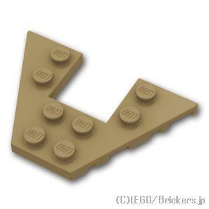 レゴ パーツ ばら売り #47407 ウェッジ プレート 4 x 6：ダークタン | LEGOの部品