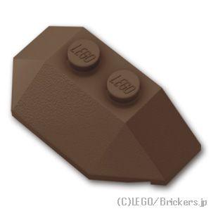 レゴ パーツ ばら売り #47759 ウェッジ トリプル 2 x 4：ダークブラウン | LEGOの...