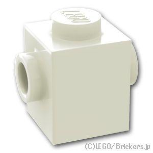 レゴ ブロック パーツ ばら売り #47905 1 x 1 - 2面スタッド：ホワイト | LEGO...