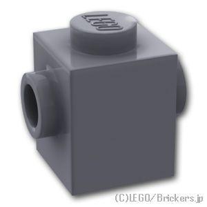 レゴ ブロック パーツ ばら売り #47905 ブロック 1 x 1 - 2面スタッド：ダークグレー...