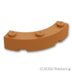 レゴ ブロック パーツ ばら売り #48092 ラウンドコーナー 4 x 4 - マカロニ：ミディア...