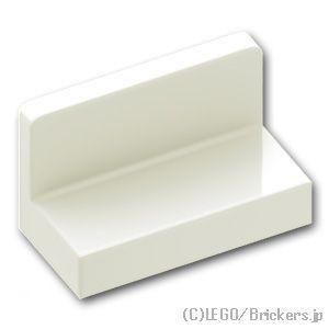 レゴ パーツ ばら売り #4865 パネル 1 x 2 x 1：ホワイト | LEGOの部品