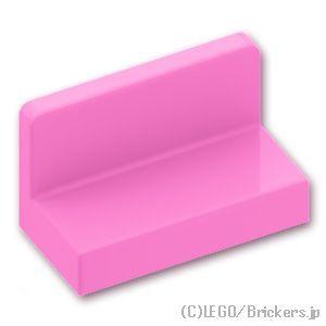レゴ パーツ ばら売り #4865 パネル 1 x 2 x 1：ブライトピンク | LEGOの部品