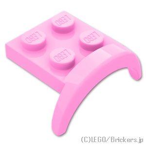 レゴ パーツ ばら売り #49097 マッドガード 3 x 3 x 1-アーチラウンド：ダークピンク...