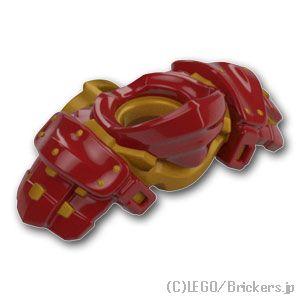 レゴ パーツ ばら売り #4923pb01 ミニフィギュア アーマーパッド バンダナ - 2刀用鞘付...