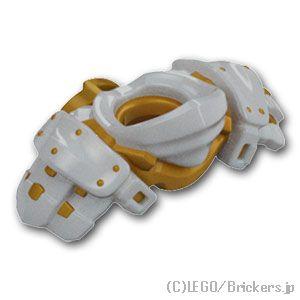 レゴ パーツ ばら売り #4923pb01 ミニフィギュア アーマーパッド バンダナ - 2刀用鞘付...