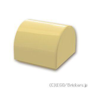 レゴ パーツ ばら売り #49307 スロープ カーブ ダブル 1 x 1 x 2/3：タン | LEGOの部品