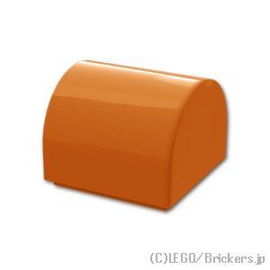 レゴ パーツ ばら売り #49307 スロープ カーブ ダブル 1 x 1 x 2/3：ダークオレン...