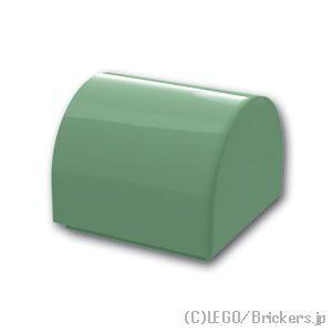 レゴ パーツ ばら売り #49307 スロープ カーブ ダブル 1 x 1 x 2/3：サンドグリー...