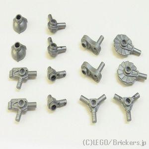 レゴ パーツ ばら売り #50018 ウェポンパック1セット14個入：フラットシルバー | LEGO...