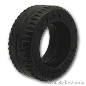 レゴ パーツ ばら売り #5033 タイヤ - 24 x 9.9：ブラック | LEGOの部品