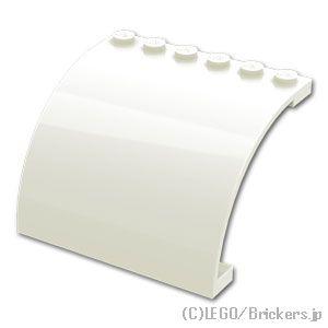 レゴ パーツ ばら売り #5065 パネル 6 x 5 x 3 - カーブトップ：ホワイト | LE...