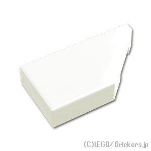 レゴ パーツ ばら売り #5092 ウェッジタイル 1 x 2 - 右：ホワイト | LEGOの部品