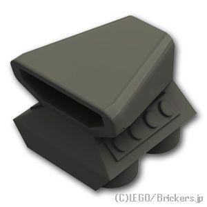 レゴ パーツ ばら売り #50943 エンジン エアーインテーク 2 x 2 x 1-1/3：ブラッ...