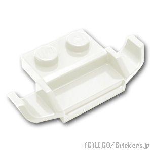 レゴ 車 パーツ ばら売り #50949 プレート 1 x 2 - レーサーグリル：ホワイト | L...