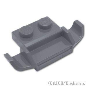 レゴ パーツ ばら売り #50949 プレート 1 x 2 - レーサーグリル：ダークグレー | L...