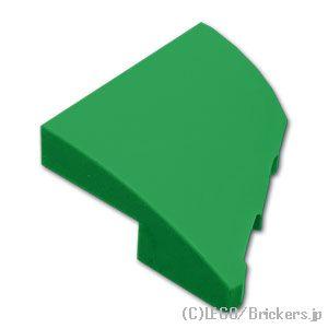 レゴ パーツ ばら売り #5095 ウェッジ カーブ 2×2×2/3 - 左：グリーン | LEGO...