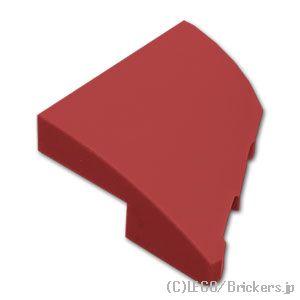 レゴ パーツ ばら売り #5095 ウェッジ カーブ 2×2×2/3 - 左：ダークレッド | LE...
