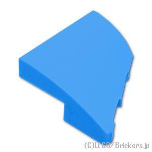 レゴ パーツ ばら売り #5095 ウェッジ カーブ 2×2×2/3 - 左：ダークアズール | L...