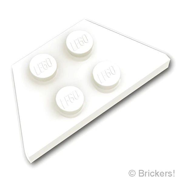 レゴ パーツ ばら売り #51739 ウェッジ プレート 2 x 4：ホワイト | LEGOの部品